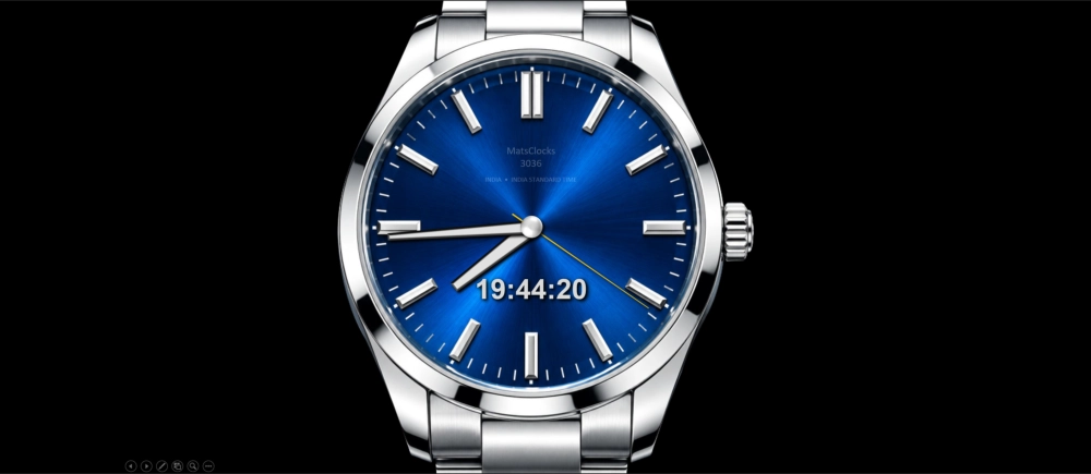 Time in India Now Clock