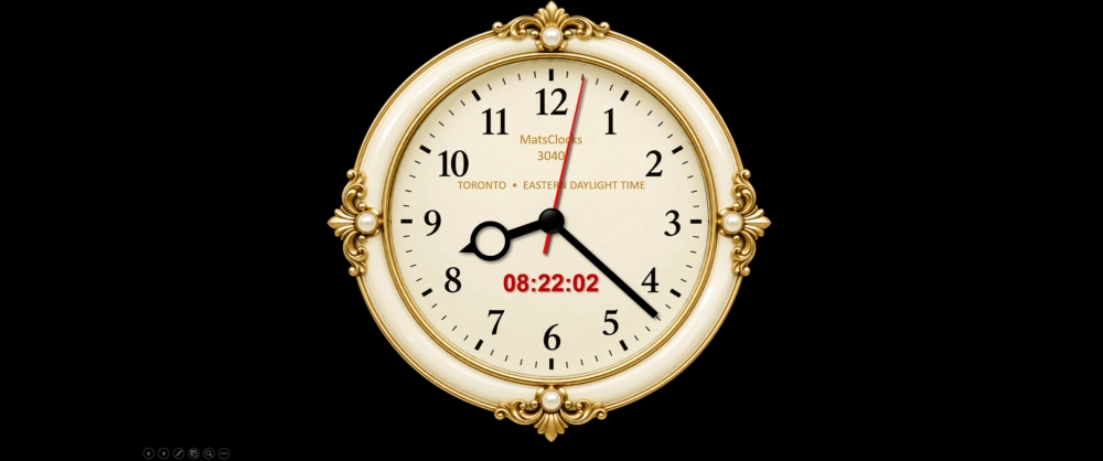 Time in Toronto Canada