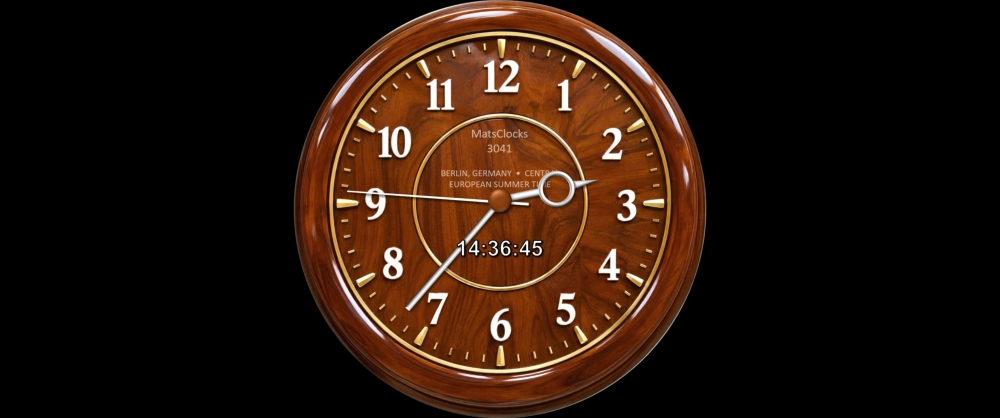 Time now in Germany Clock